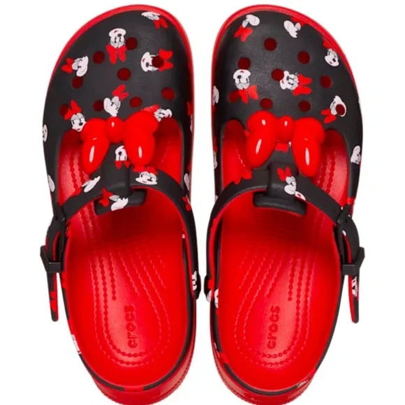 ❤️ Crocs x Disney Minnie Mouse Mary Jane Shoes Women’s SOLD OUT LTD EDITION❤️ - Picture 2 of 4